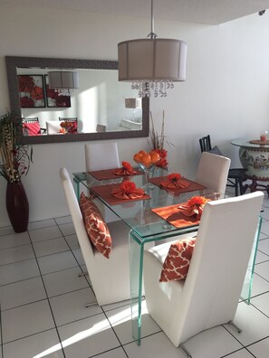 Beautiful dining room area