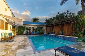 Enjoy your private pool and lounge area