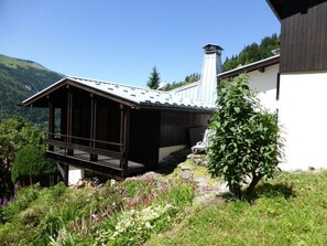 Vue du chalet depuis le haut