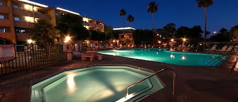 Enjoy a relaxing evening by the pool