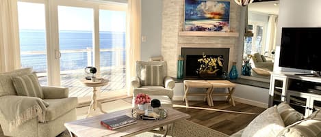 Beach Glam Living Room