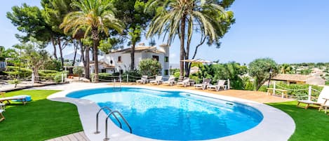 Pool View from cushion seating area