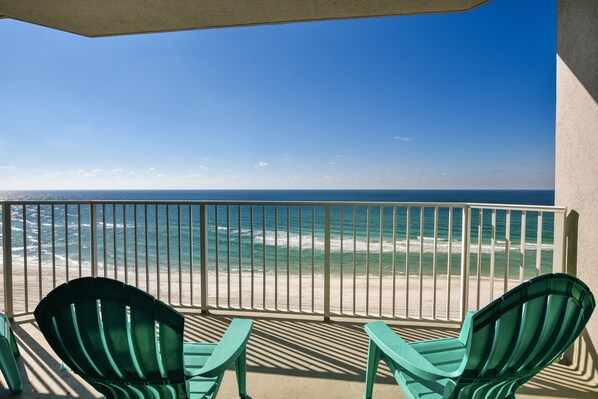 Furnished Gulf Front Balcony