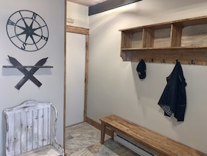 Mudroom to store all of your gear