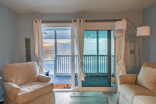 Living Room w/ Ocean Views
