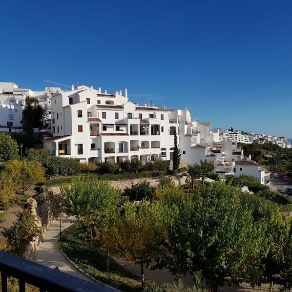 View of the apartment and the botanical gardens