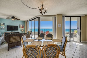 Gulf Front Dining Area