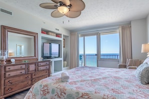 Gulf front master bedroom