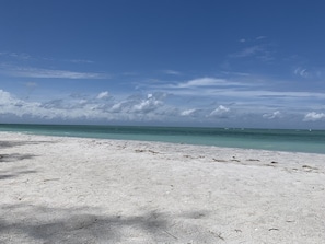 Yes, this is the beach.  Always beautiful, always quiet.