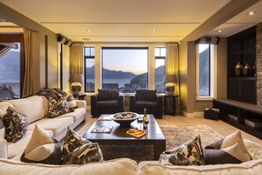Lounge with window view