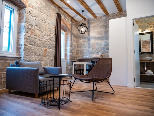 Sala de estar en el lobby