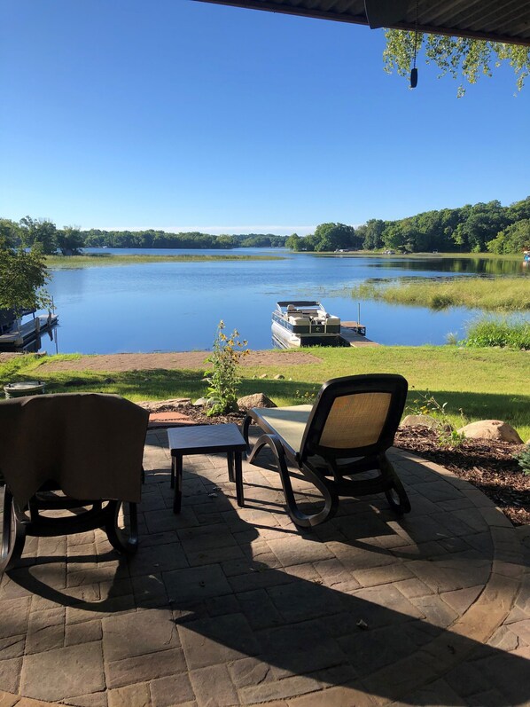 View from lower patio