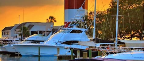 Iconic lighthouse of Harbour Town
