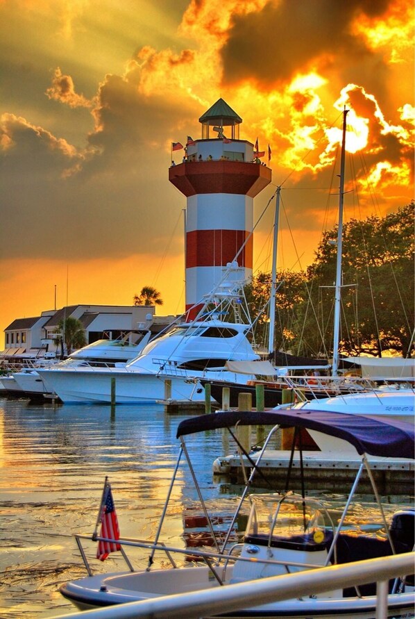 Iconic lighthouse of Harbour Town
