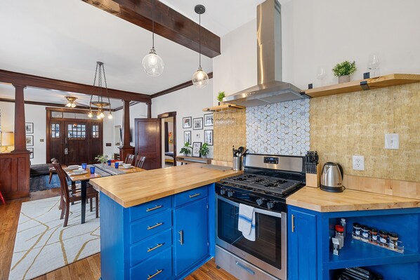 The Blue Suede Kitchen- Stocked with all the kitchen essentials