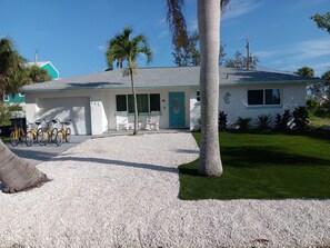 Rebuild, now vintage, home for Fort Myers Beach following Hurricane Ian.