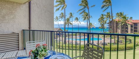 Ocean views to be enjoyed from your private lanai