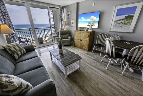 Living Room, Beautifully Decorated with New Furniture