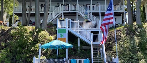 Summer House from the end of the dock. Simply...beautiful.