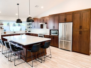 Huge Kitchen + Open Concept + Quartz Countertops