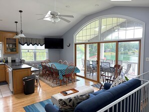 View from the front door