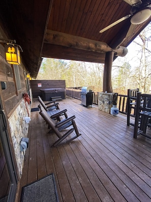 Patio and Hot Tub Area