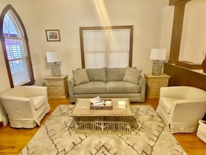 Newly updated living room