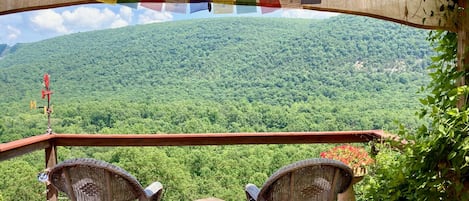 Mountain views from the porch 