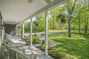 Relax on the beautiful front porch!