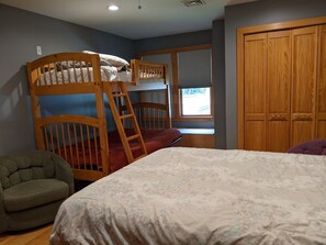 bunk bed with full size futon