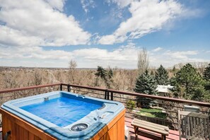 Hot tub with a view!