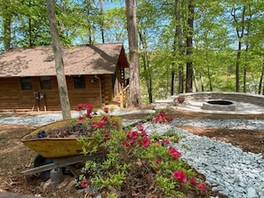 Come and relax around the fire and listen to the sounds of the lake.