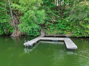 Perfect spot to drop a line, jump in or park your boat. Dock is shared and includes space for you to park one boat or two personal watercraft.