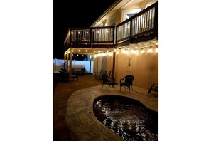 Heatable pool, spacious deck, and patio!