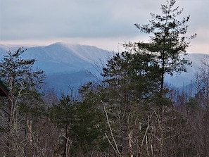 Layered long range view from the front porch.