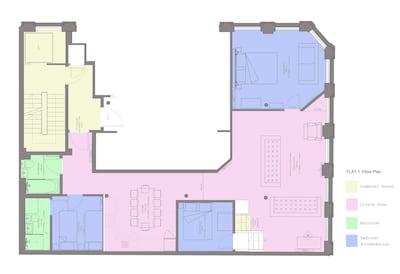 Pad 1 - Three Bedroom Apartment - Lushpads