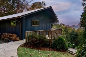 Sidewalk deck entrance
