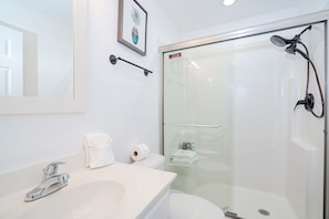 Bathroom 1 - Downstairs (full bath).