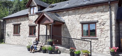 A converted welsh stone farm building sleeping 6