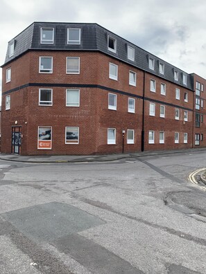 Outside building 