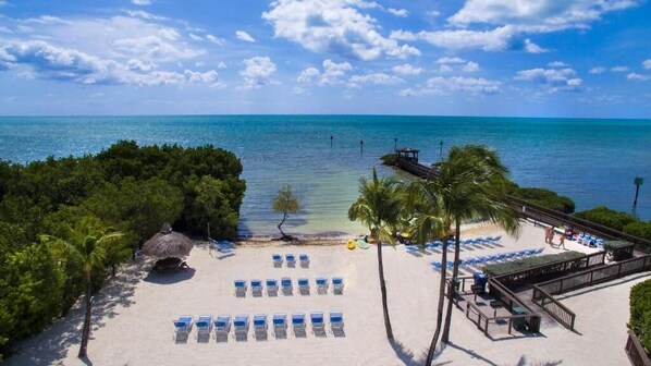 Sky view of beach