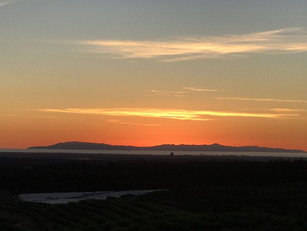 View from the guest house.