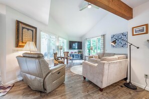 Living room with electric recliner