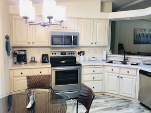 Updated kitchen and new appliances