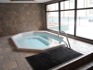 Access to hot tub