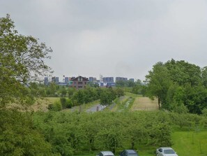 Blick vom Balkon