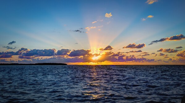 Sunrise Over the Ocean