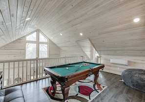 Slate Pool Table in Loft