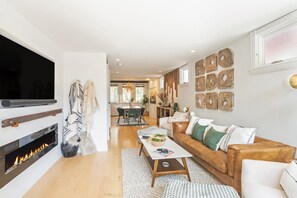 Living room at this telluride ski home rental.