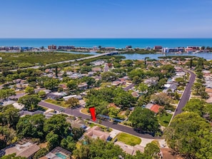 Aerial view showing our beautiful and safe neighborhood and the exact location of our beautiful property. Do you like what you see? Send us an inquiry as soon as possible!